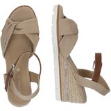 Tom Tailor Sandali bež / rjava | Shoptok.si