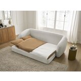 Bobochic Paris Bijela sklopiva sofa od šenila 228 cm Neyo – | shoptok.hr