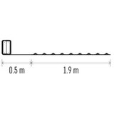  LED božična nano veriga, 1,9 m, 2x AA, notranja, večbarvna, časovnik | Shoptok.si