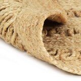  Ručno rađeni pleteni tepih od jute 210 cm | shoptok.hr