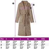  Bade mantil bez kapuljače Kamel l Flanel | shoptok.hr