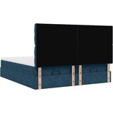  Otomanski okvir kreveta s madracima plavi 180x200cm baršunasti | shoptok.hr