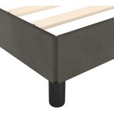  Okvir kreveta bez madraca tamnosivi 100x200 cm baršunasti | shoptok.hr