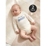 Sinsay Pamučno Body S Izvezenim Natpisom 2 pack | shoptok.hr