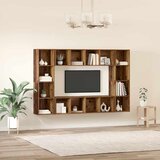  Set TV komoda 4 pcs Smeđa 37 x 37 x 142,5 cm Konstruirano drvo | shoptok.hr