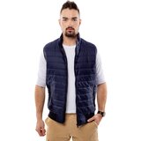 Glano Men's quilted vest - dark blue | Shoptok.si