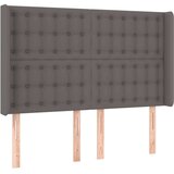  Box spring s madracem LED sivi 140x190cm od umjetne kože | shoptok.hr