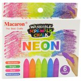  Kreda u neonskoj boji set od 6 kreda za pločnik | shoptok.hr