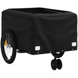 Prikolica za bicikl crno-žuta 45 kg željezna | shoptok.hr