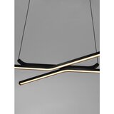 Nova Luce Mat crna LED viseća svjetiljka aluminijska s mogućnosti zatamnjivanja Akro – | shoptok.hr
