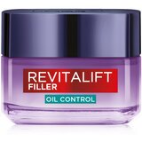 L´Oréal Paris Revitalift Filler Oil Control globinsko vlažilna krema za mastno in mešano kožo 50 ml | Shoptok.si