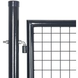  Mrežasta vrtna vrata antracit 350 x 175 cm od pocinčanog čelika | shoptok.hr