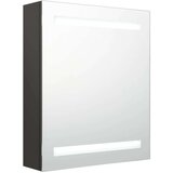  Kopalniška omarica z ogledalom antracitna 50x14x60 cm, (20801605) | Shoptok.si