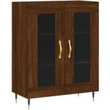  Visoka komoda boja hrasta 69 5x34x180 cm od konstruiranog drva | shoptok.hr