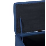  Klupa s pretincem za pohranu 116 cm plava poliesterska | Eponuda.ba