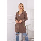 Kesi Sweatshirt with decorative mocha tape Cijene