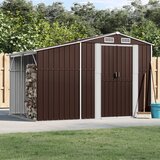 vidaXL Vrtna lopa rjava 277x192,5x179 cm pocinkano jeklo Cene
