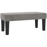  s oprugama i madracem svjetlosivi 120x190 cm baršunasti | shoptok.hr