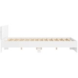  Okvir za krevet s uzglavljem i LED bijeli 150x200 cm | Eponuda.ba