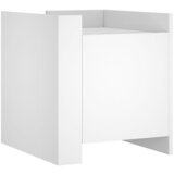 Maison Chic Nočna omarica - Nočna miza bela 45x50x50 cm inženirski les, (21689357) | Shoptok.si