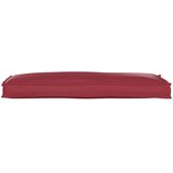 Vanjski Blazina za palete v vinski rdeči barvi 110 x 40 x 8 cm Oxford tkanina, (22090572) | Shoptok.si
