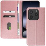 AVIZAR Ohišje za Xiaomi Redmi Note 14 5G Clamshell Wallet and Video Holder, Šampanjec roza, (5000010320) | Shoptok.si