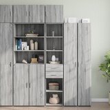 vidaXL Ozka omara za shranjevanje siva sonoma 40x42,5x225 cm inž. les Cene
