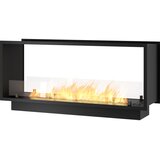  InFire - Ugrađeni BIO kamin 48,5x123,5 cm 6kW crna | Eponuda.com
