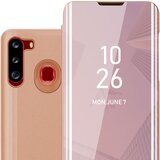 Cadorabo CARE, združljiv s Samsungom v Kunzit Pink - prozorno za zaščito z ogledalom z zrcalo z funkcijo stojala 360 stopinj zaščita, (20569153) Cene