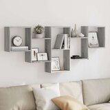 vidaXL Zidna polica boja hrasta sonome 159x18x66 cm konstruirano drvo | shoptok.hr