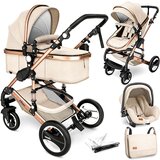  Kombinirana kolica 3u1 Kiduku KDWG-005 - bež | shoptok.hr