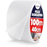 Mehurčasta folija 40 cm Zaščitna folija za mehurčke Močna kakovost Velika mehurčasta folija 100 m, (5000361776)
