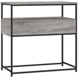  Konzolni stol siva boja hrasta 75x40x75 cm konstruirano drvo | shoptok.hr