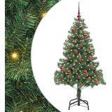 vidaXL Božićno drvce s 150 LED svjetlima s stalakom Zelena 150 cm PVC | shoptok.hr