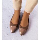 Gemre Brown patent ballet flats Thibault | shoptok.hr