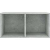  Škatla za shranjevanje plošč betonsko siva 71x34x36 cm les, (20619997) | Shoptok.si