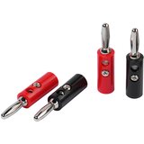 Vivanco Bananenstecker Kabel max. 2mm 46086 BANANENSTECKER 4 ST. 46/50 01 | Shoptok.si