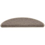  Samoljepljivi otirači za stepenice 15 kom 56x17x3 cm tamnobež | shoptok.hr