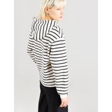 Pieces Sweater majica 'Chilli' crna / bijela | shoptok.hr