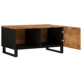  Stolić za kavu 80x50x40 cm od drva bagrema i konstruiranog drva | shoptok.hr
