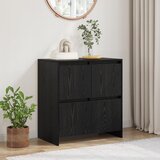 vidaXL s vratima Crni hrast 70 x 41 x 75 cm Konstruirano drvo | shoptok.hr