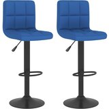 Furnova Barski stolčki 2 kosa modro blago, (21948947) | Shoptok.si