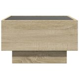  Stolić za kavu LED boja hrasta 50x50x30 cm konstruirano drvo | shoptok.hr