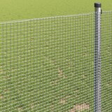  Zavarena žičana ograda 5000 x 150 cm Srebrno | shoptok.hr