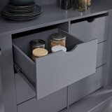 Bessagi Home Kredenca Alvaro, Siva | Shoptok.si
