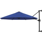  Zidni suncobran s metalnom šipkom 300 cm plavi | shoptok.hr