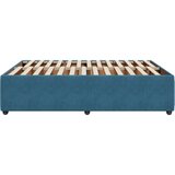 vidaXL Posteljni okvir moder 160x200 cm žamet | Shoptok.si