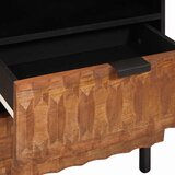  Noćni ormar s ladicama Smeđa 50 x 33 x 62 cm Čvrsto drvo manga | Eponuda.com