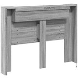  Krevetna ploča s LED-om Zidne Siva Sonoma 140 x 16 5 x 103 5 cm - Sivi hrast sonoma 140 cm | shoptok.hr