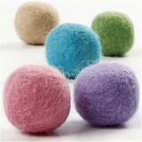 Pastelne filcane kuglice 64 kom | ePonuda.com